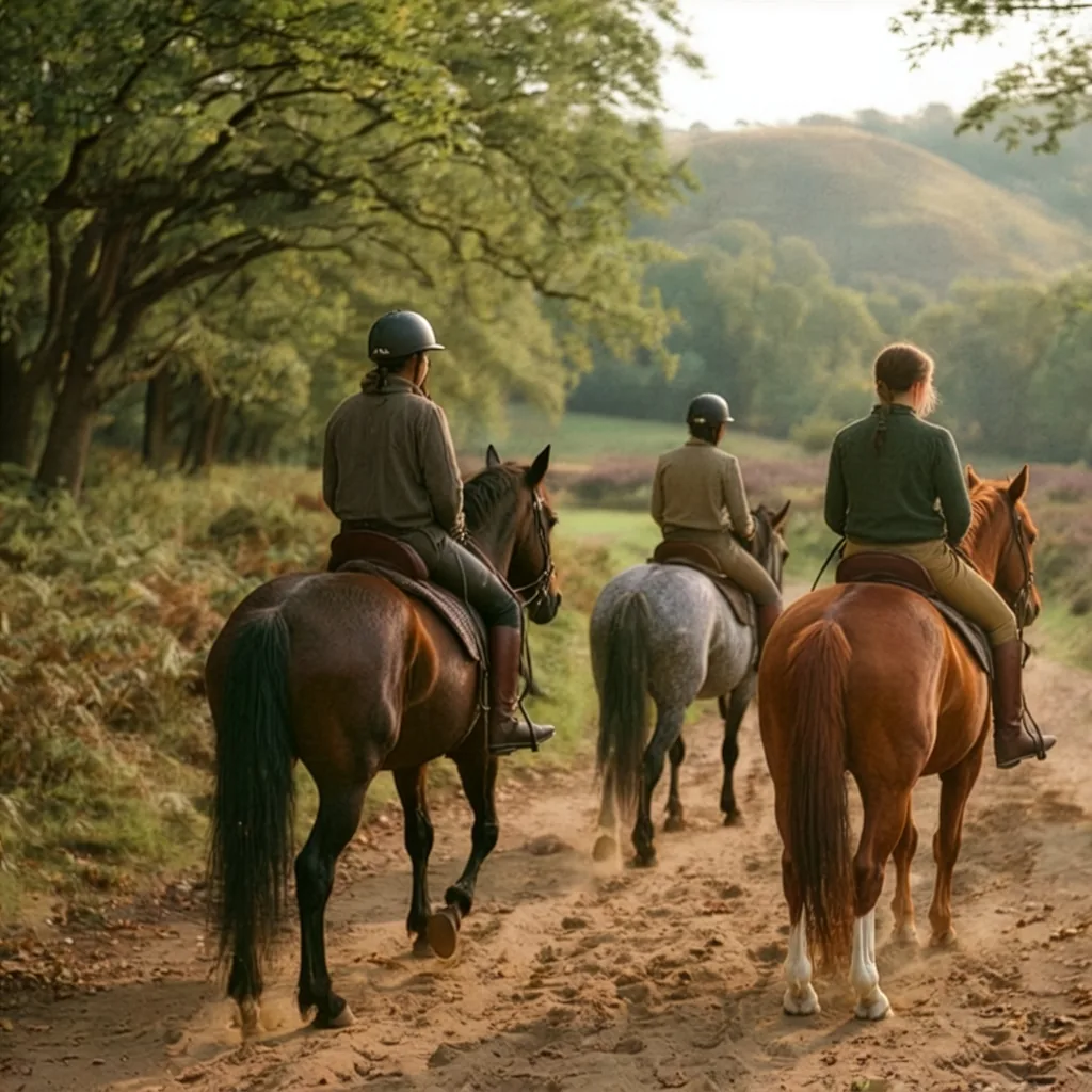 Balade à cheval en Corrèze, autour de Saint-Fréjoux
